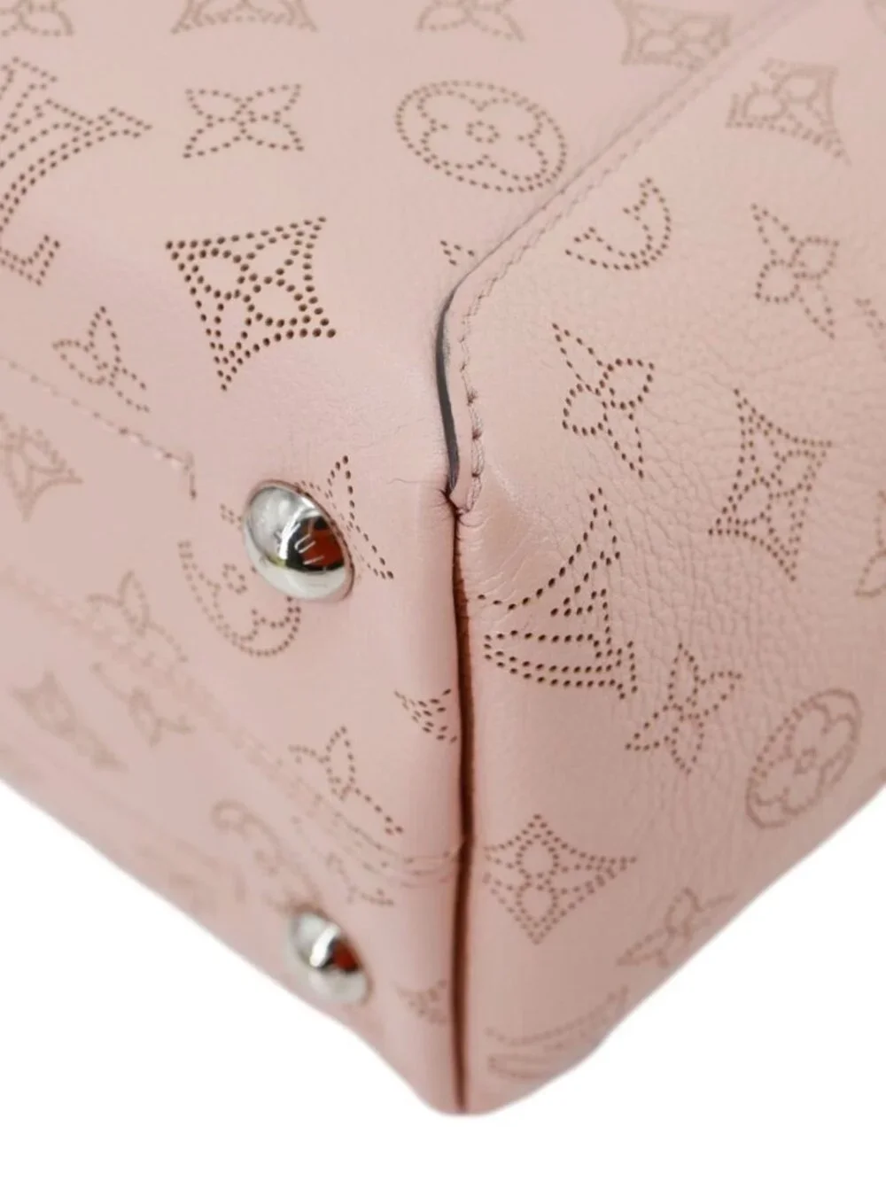 Louis Vuitton  Hina PM Mahina Leather Crossbody Bag Magnolia